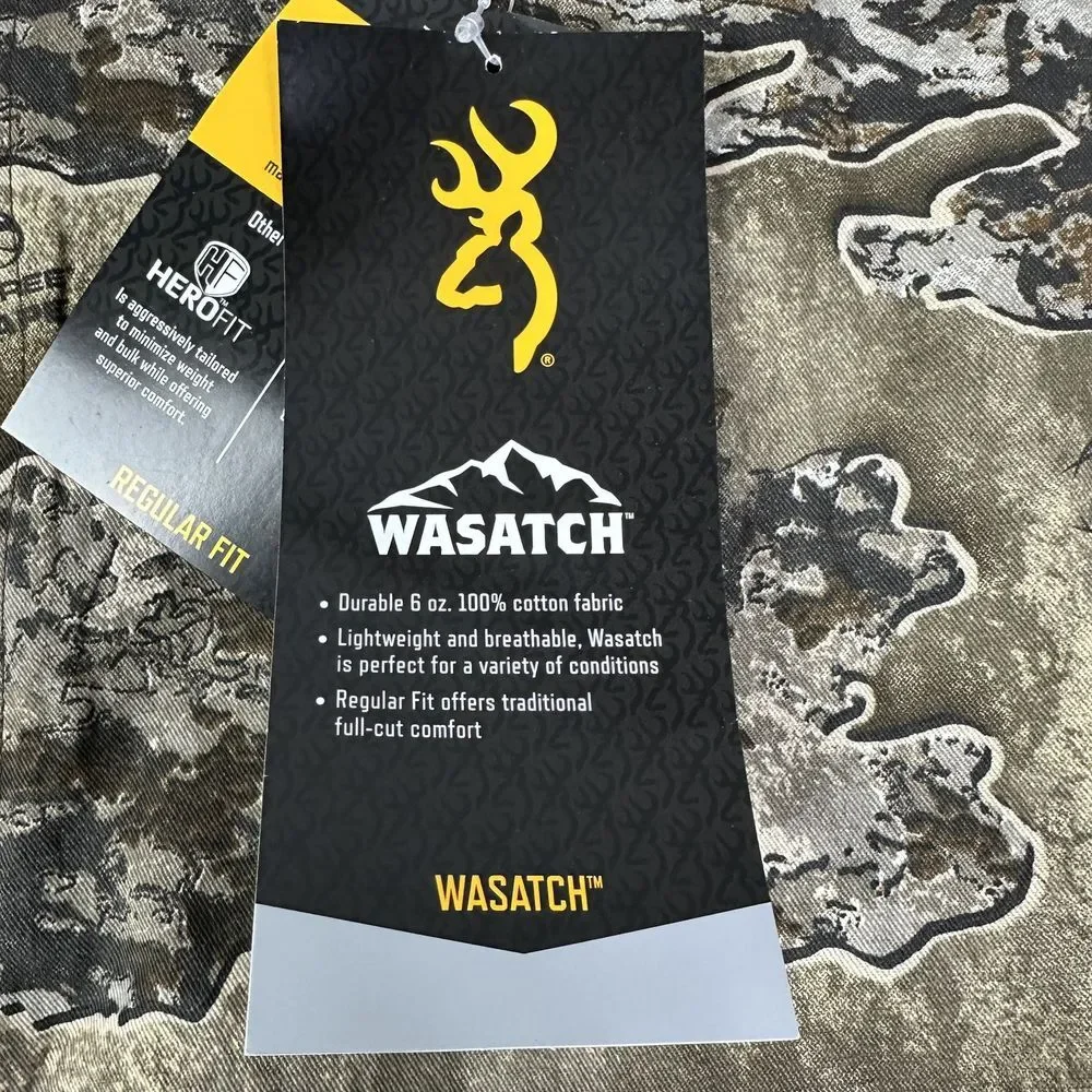 Browning Wasatch Pants Mens 2XL Realtree Excape Fieldwear Cargo Camo Hunting NEW